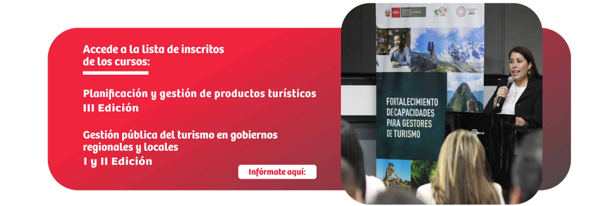 Accede a la lista de inscritos a los cursos